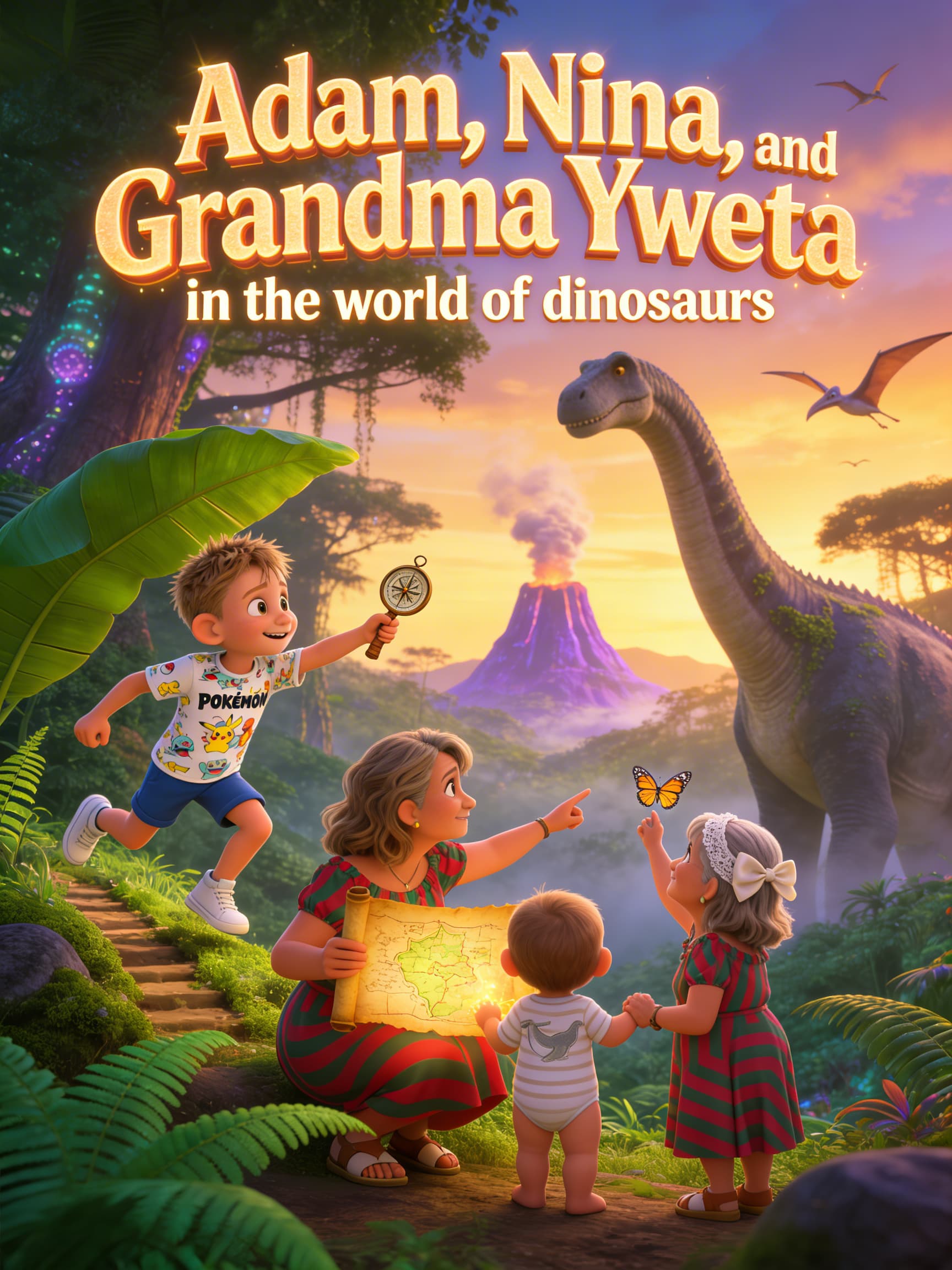 Adamek, Nina, and Grandma Yweta cover